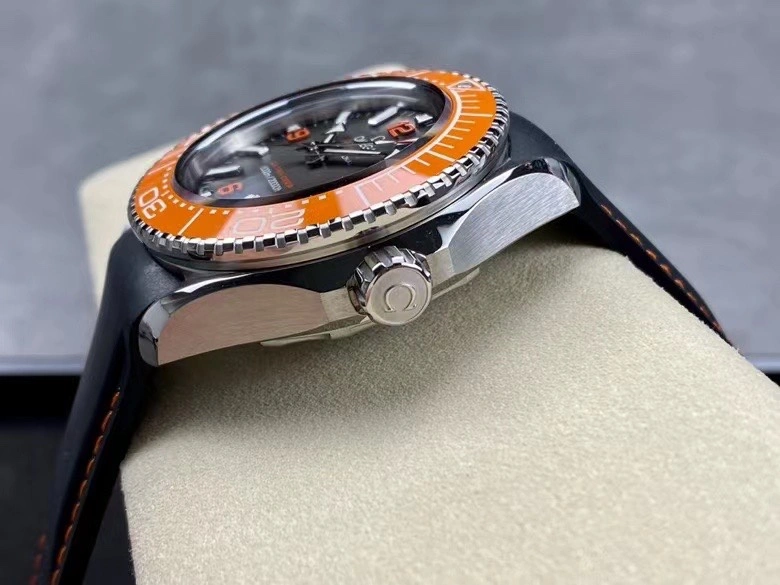 CBD Factory Omega Seamaster Ultra Deep 45.5mm Orange Bezel Grey Dial (215.32.46.21.06.001) 1:1 Super Clone – DD8912 Movement WaterResistant 218